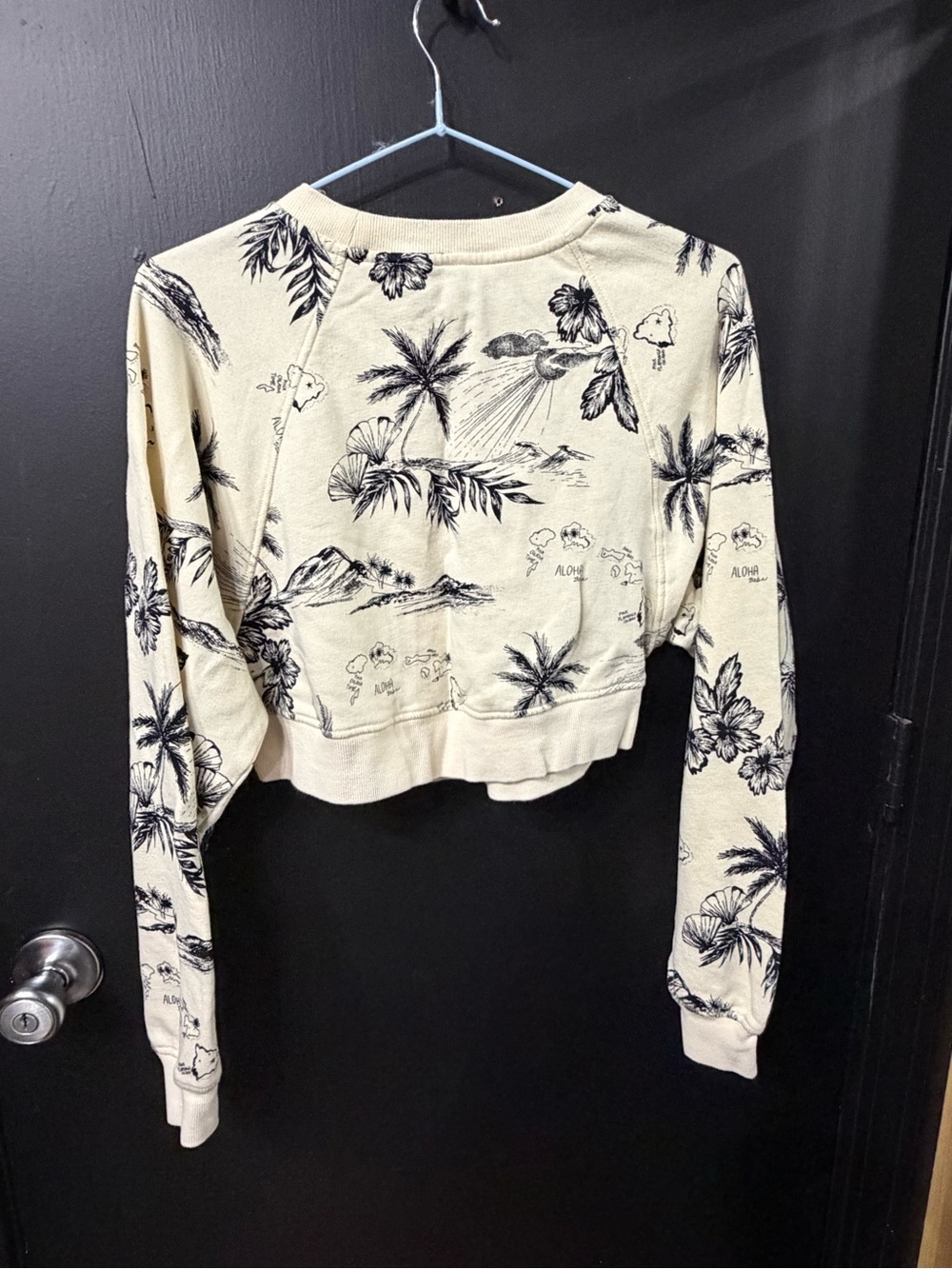 Rare Free People Aloha Crop Crewneck - Picture 3 of 9
